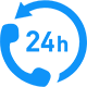 24時間365日相談可能